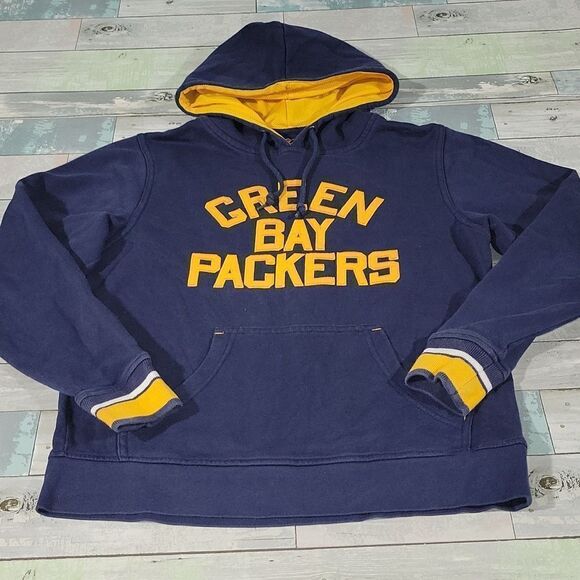 Majestic Green Bay Packers Hoodie sz Small - Picture 1 of 4